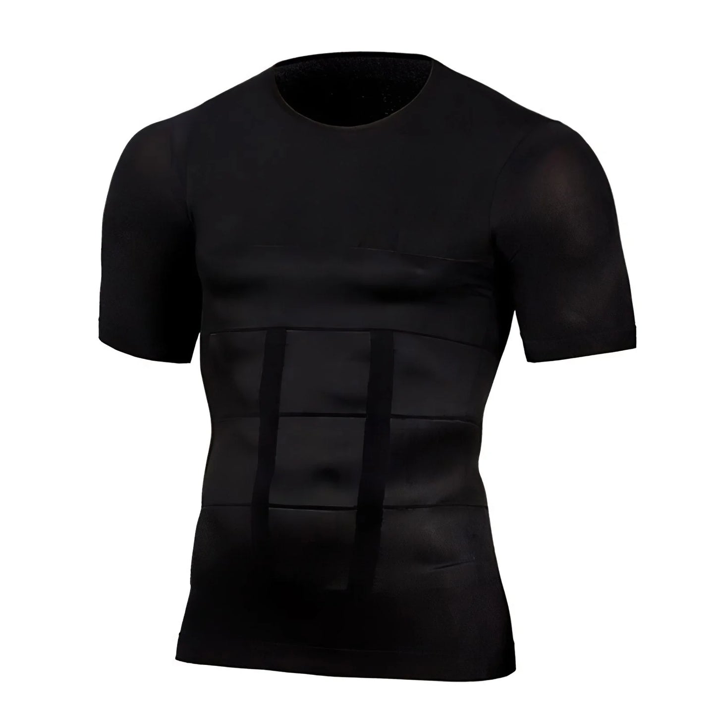 Men’S Shaping Fitness T-Shirt – Compression Breathable Stretch Comfortable Muscle Support Activewear Fit